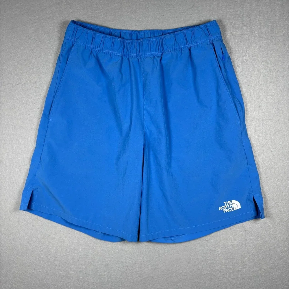 The North Face Wander Shorts Blue Mens S Small Flash Dry Trail Gym Lightweight